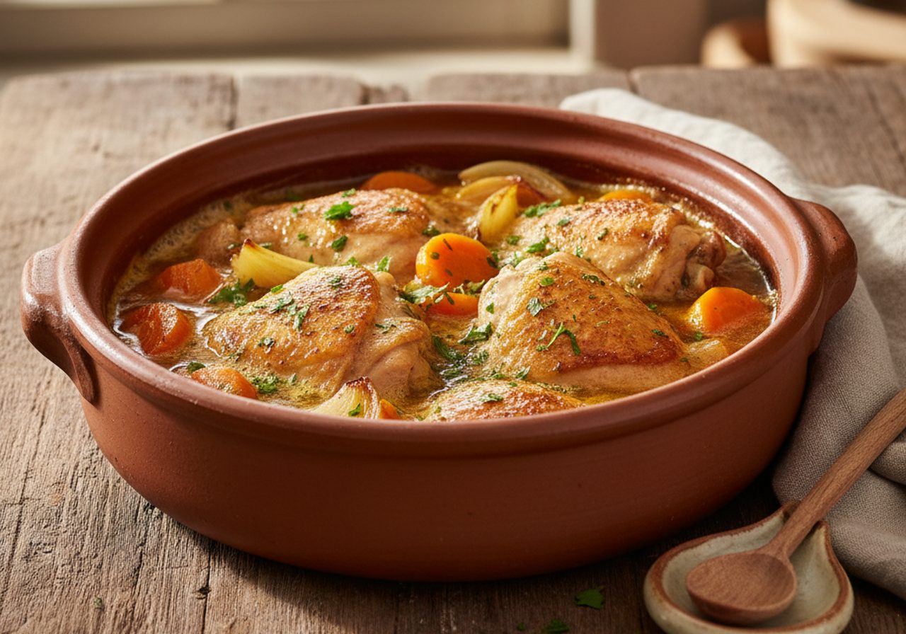 Pollo a la cerveza