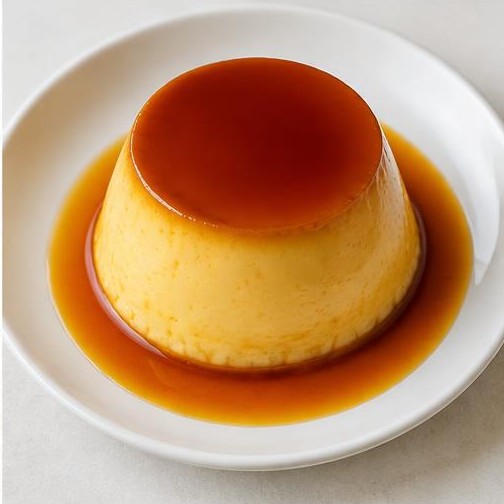 Flan de huevo casero