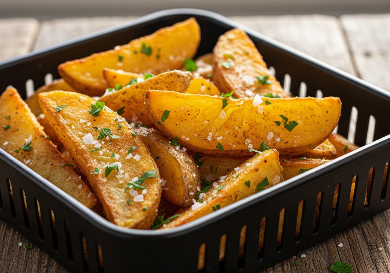 Patatas gajo en freidora de aire