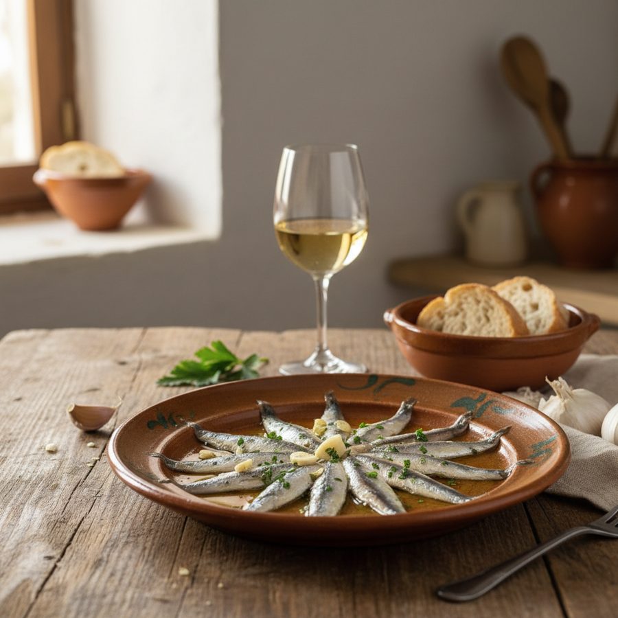 Boquerones en vinagre caseros: técnica tradicional y seguridad