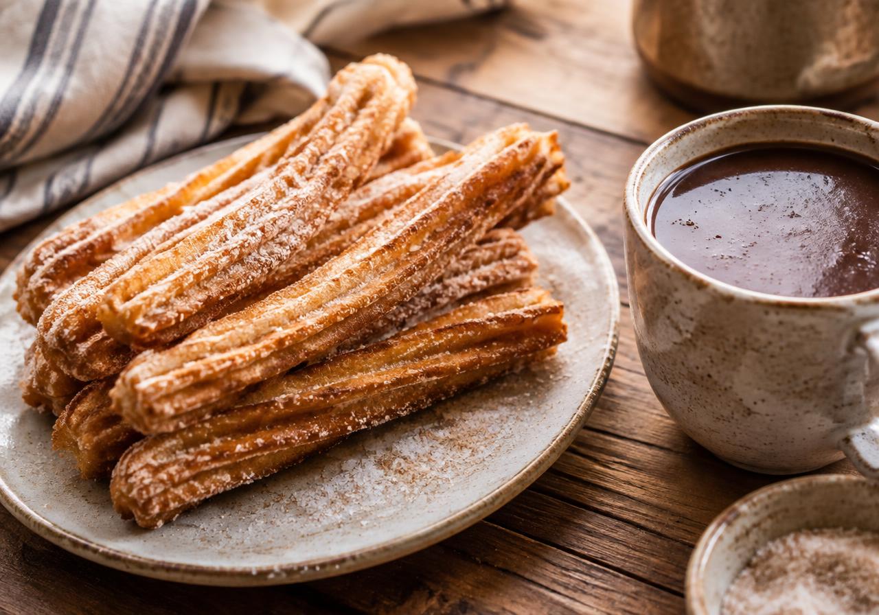 Churros con Chocolate